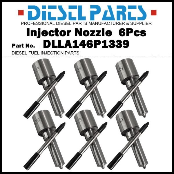6x Fuel Injector Nozzle DLLA146P1339 for MAN TGA TGS 10.5d 0445120218 0445120030