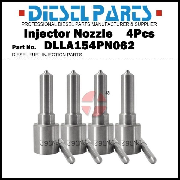 4Pcs Fuel Injector Nozzle DLLA154PN062 105017-0620 9432610273 for ISUZU Elf 4BC2