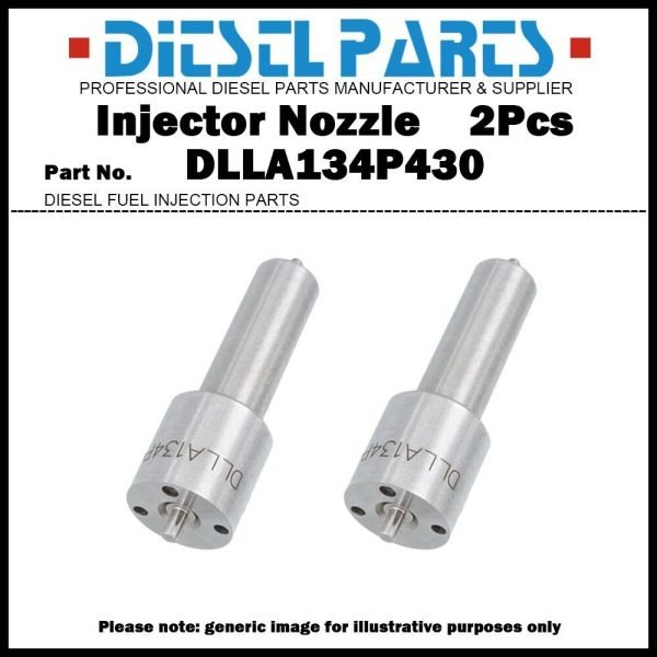 2x Fuel Injector Nozzle DLLA134P430 0433171309 for MERCEDES-BENZ OM364LA OM366LA