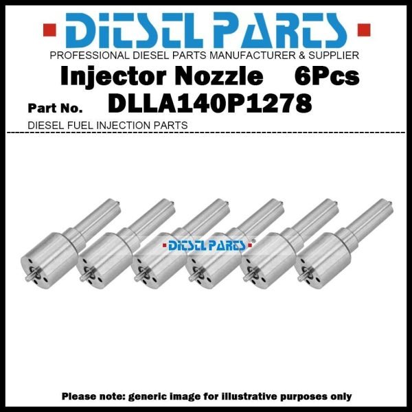 6x Injector Nozzle DLLA140P1278 0433171802 for RENAULT MAGNUM 400/440/480 E-TECH