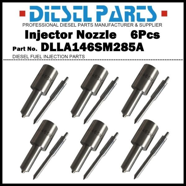 6x Fuel Injector Nozzle DLLA146SM285A 105025-2850 9432612648 for DAEWOO DE12