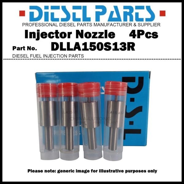 4Pcs Injector Nozzle DLLA150S13R for Perkins 4.236 A4.248 Allis Chalmers 170 175