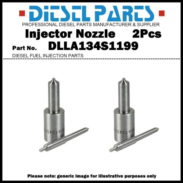 2x Fuel Injector Nozzle DLLA134S1199 for MERCEDES BENZ MK SK OM440 OM441 OM442