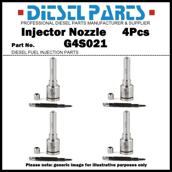 4Pcs Fuel Injector Nozzle G4S021 for Hyundai Grand Starex H1 D4CB 33800-4A950