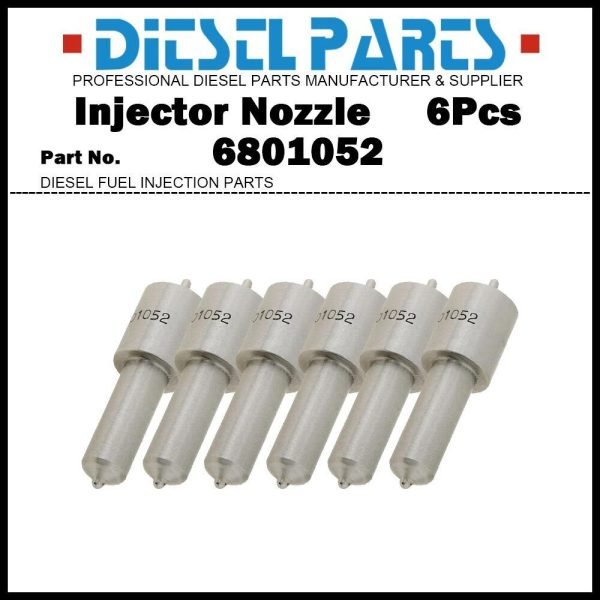6x Injector Nozzle 6801052 2645A606 3637169M1 for Massey Ferguson 660 680 8926T