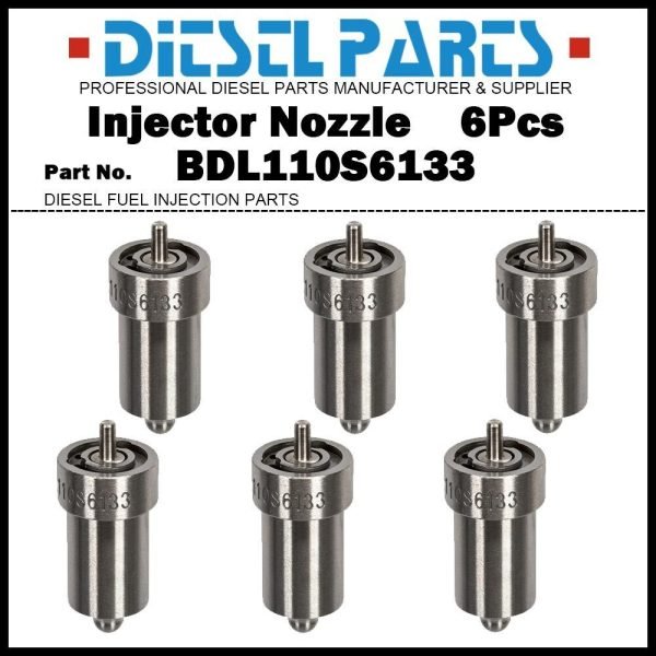 6x Diesel Injector Nozzle 1851744M1 BDL110S6133 5611650 for Perkins 6.305 6.288