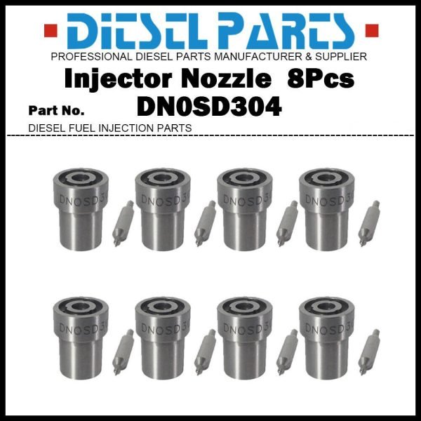 8Pcs Fuel Injector Nozzle 0434250898 DN0SD304 For 1989-2001 GM Chevry 6.2 6.5TD