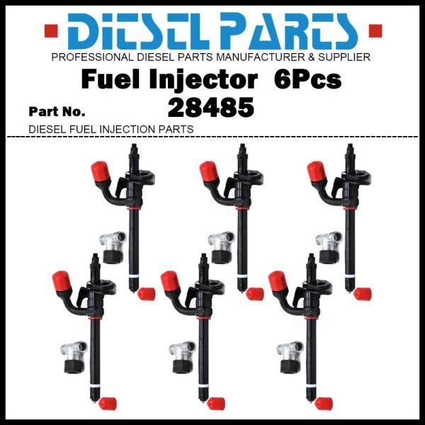 6Pcs Fuel Injectors 28485 RE36939 RE38087 Fit John Deere Tractor 5400 6400 7400