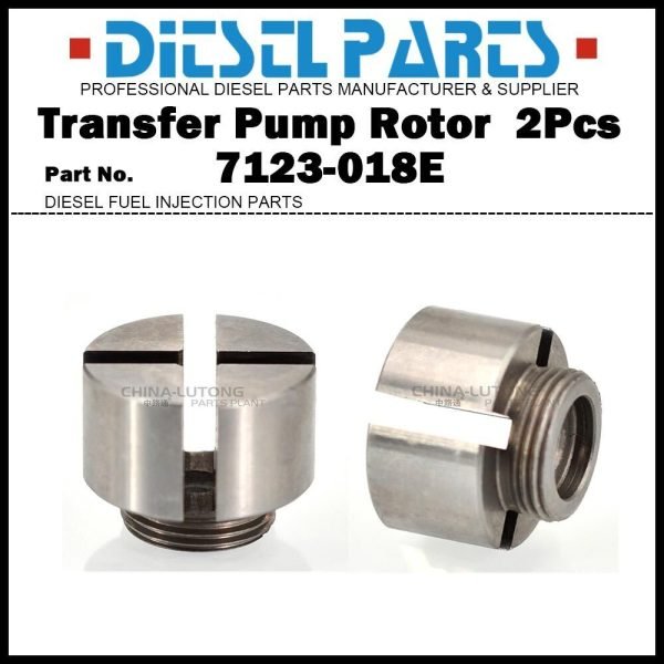 2Pcs Transfer Pump Rotor Nut 7123-018E 7123-18E *Anticlockwise to Tighten*
