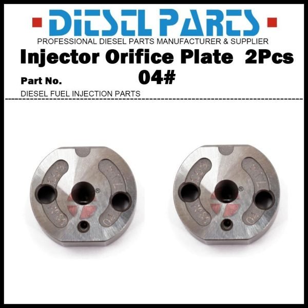 2x Injector Control Valve Orifice Plate 04# for 095000-5550 095000-6590 RE531209