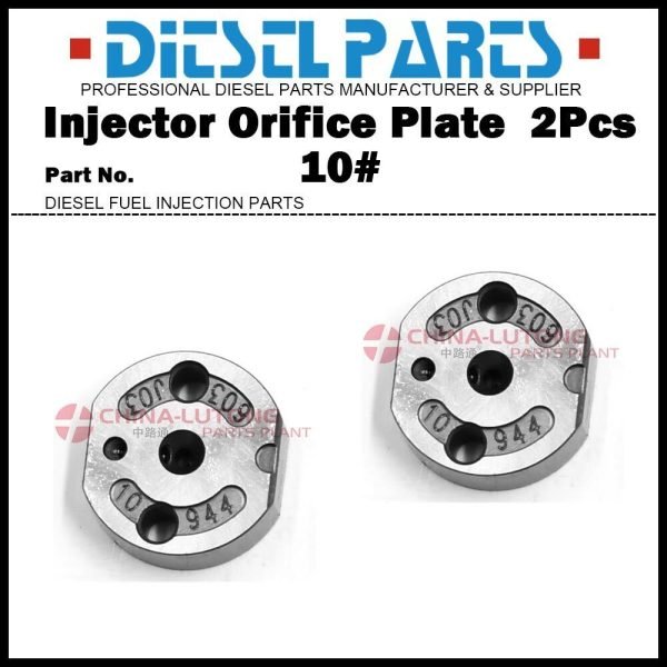 2Pcs Injector Control Valve Plate 10# for 095000-6250 ?095000-6593 095000-8290