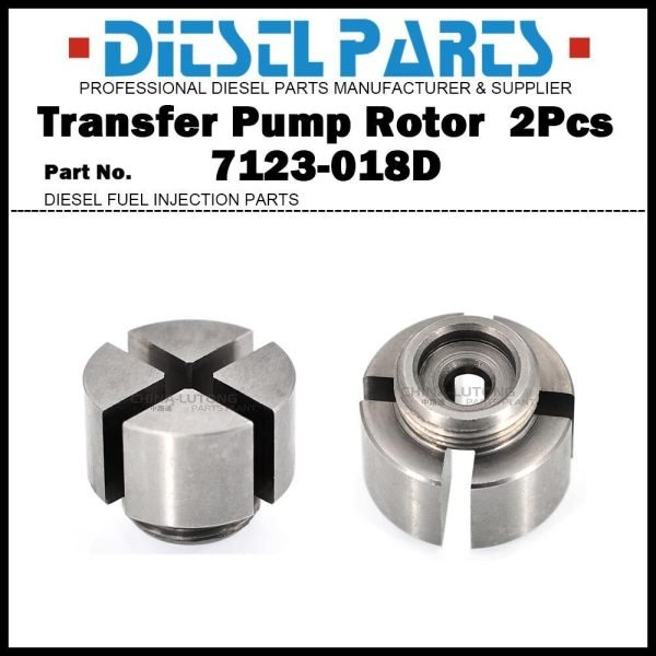 2Pcs Transfer Pump Rotor Nut 7123-018D 7123-18D 7123-18F *Clockwise to Tighten*