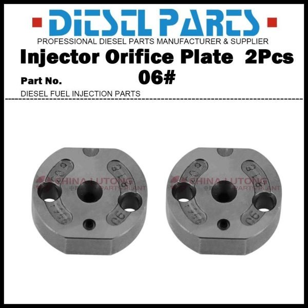 2Pcs Control Valve Orifice Plate 06# for 095000-5511 8-97603415-7 095000-7060