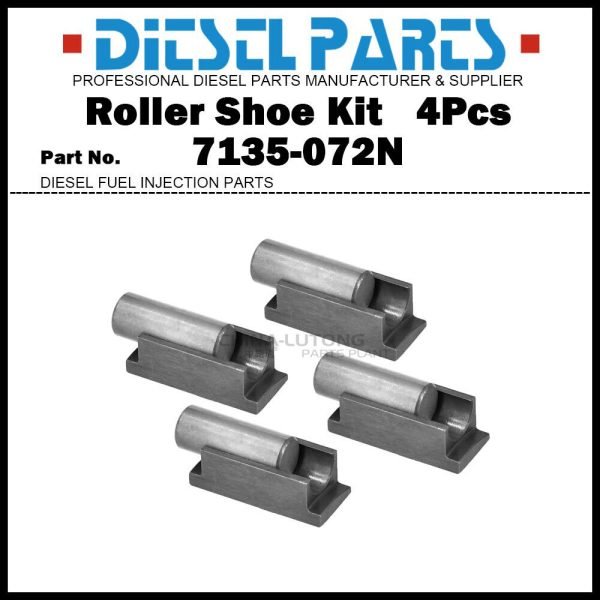 4Pcs Cam Ring Shoe Roller Shoe Kits 7135-072N for Lucas CAV DPA DP200 Pumps