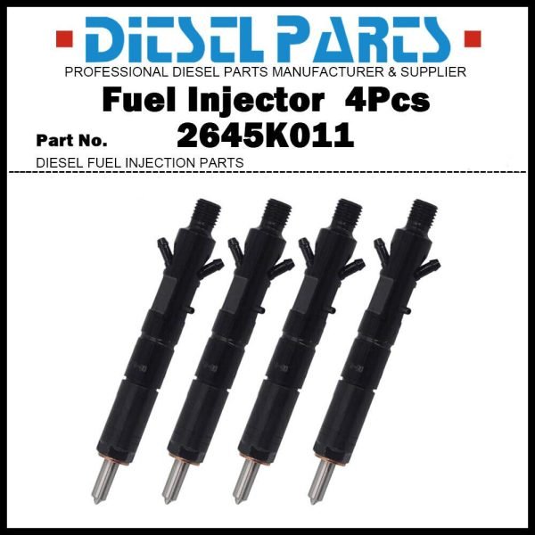 4x Fuel Injector 2645K011 LJBB03201A 4225324M1 For Perkins 1104C-44T 1104C-44TA