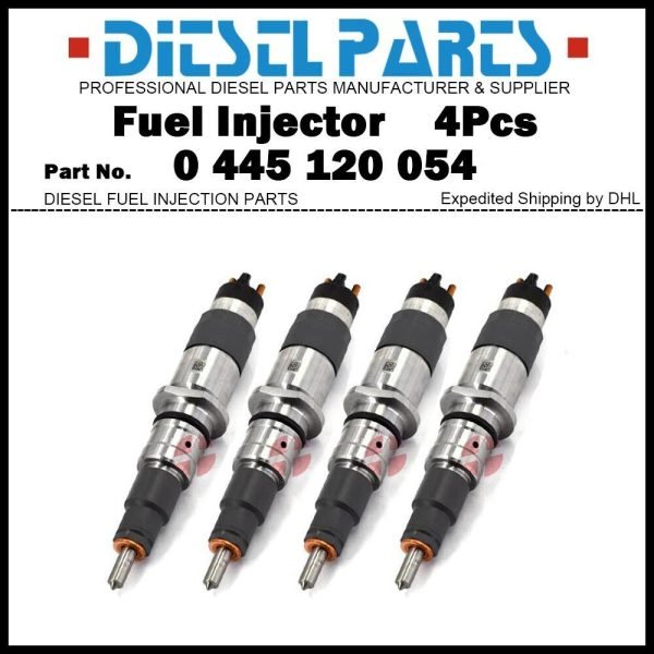 4Pcs Fuel Injector 0445120054 504091504 For IVECO EUROCARGO TECTOR 3.9/5.9/6.7d