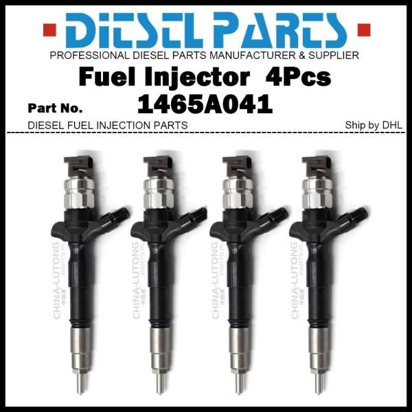 4Pcs Fuel Injector 1465A041 for Mitsubishi Pajero Montero Sport Triton L200 4D56