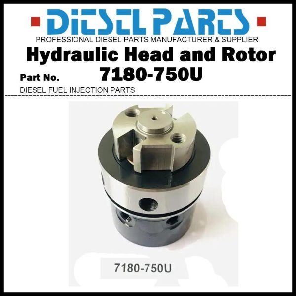 Hydraulic Head and Rotor 7180-750U 7180-278U for Perkins 1006.6T MF640 MF650