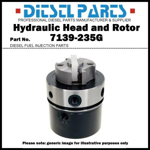 Hydraulic Head and Rotor 7139-235G 7139-235Q 7180-593Q for Perkins A3.152 (MF-3)