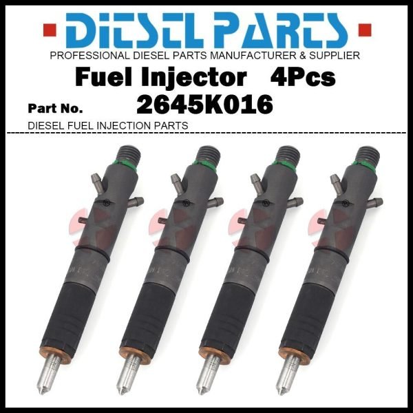 4x Fuel Injector 2645K016 LJBB03202A for Perkins 1104A-44T 1104C-44T 1104C-44TA