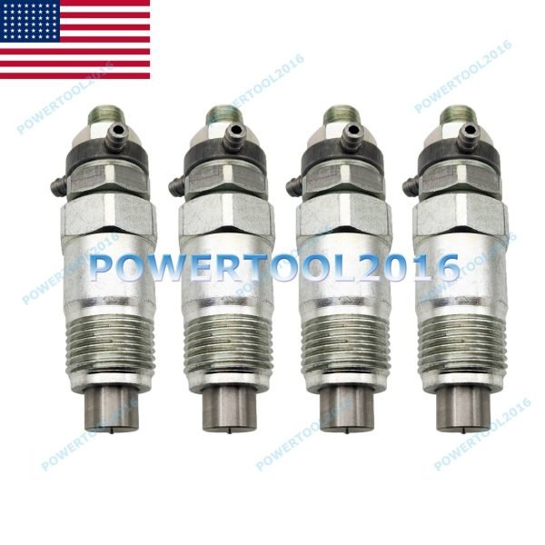 4 pcs Fuel Injector For Kubota V1200 V1200-A V1200-5B Engine