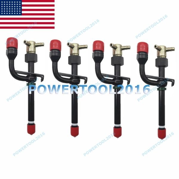 New 4 pcs 27836 Fuel Injector for Kubota Tractor L2850F L3450DT M4030DT M5030SU