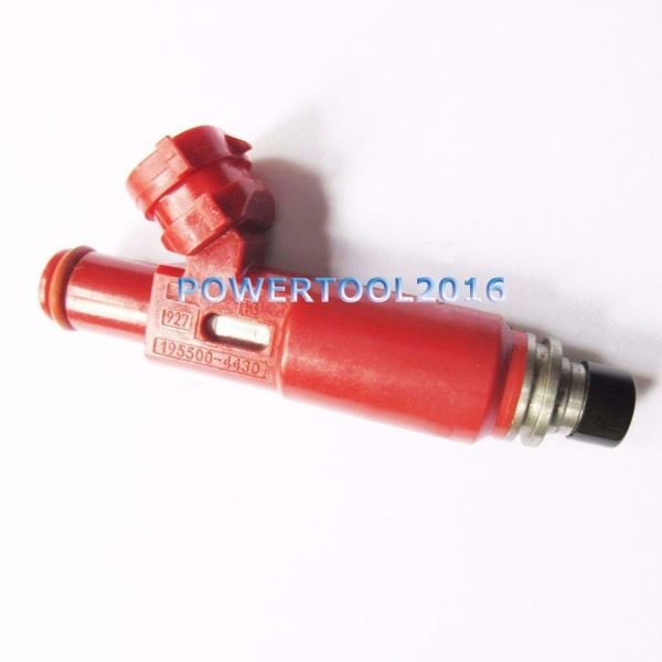New 4 pcs Denso 195500-4430 Mazda RX8 Miata 2004-2008 Red Fuel Injector