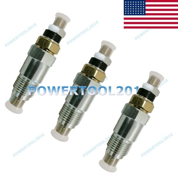 New Set of 3 pcs Fuel Injector Nozzel Assy for Kubota D750 D850 D950 Engine
