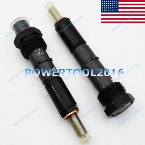 New Set of 2 pcs Fuel Injector 3283562 0432133837 for Cummins Engine 6BT 6BT210