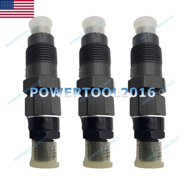 Set of 3 Fuel Injector For Kubota 16032-53900 16032-53902 H1601-53000 Injectors