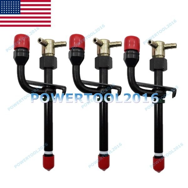 3 pcs Fuel Injector 24412 17331-53001 for Kubota D1462 D1462-DI D1453 D1453-T