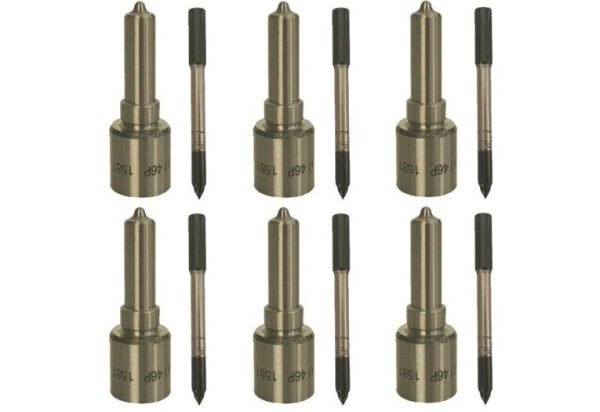 DLLA146P1581 Injector Nozzle For Volvo EC200B EC210B 0445120067 VOE20798683 6Pcs