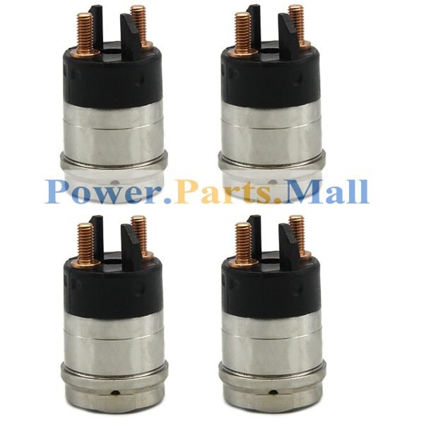 4pcs Fuel Injector Solenoid Valve F00RJ02697 FOORJ02697 For Dodge Cummins 5.9L