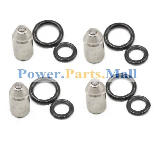 4 PC Fuel Injector 8M1584 8N4697 Fit For Caterpillar 3304 3306 D330C D333C