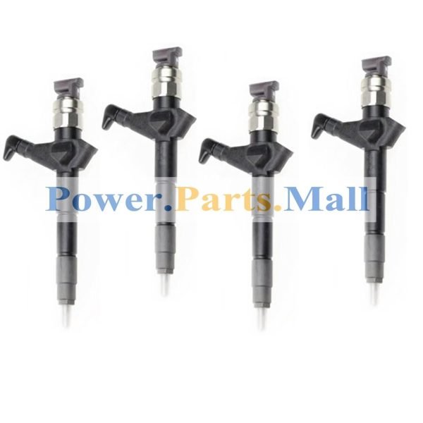 4 PC Fuel Injector 16600-EB70A 095000-6250 For Nissan Navara YD25DDTI