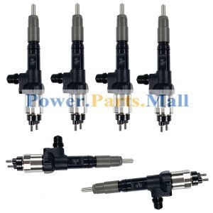 6 pc Fuel Injector 095000-9690 1J500-53051 Fit For Kubota V3800 V3800T Diesel