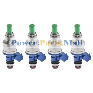 4 pc Fuel Injector 195500-1970 Fit For DENSO 1990-1993 Mazda Miata 1.6L