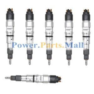 6 PC New Diesel Fuel Injector 0445120080 Fit For BOSCH DAEWOO DOOSAN