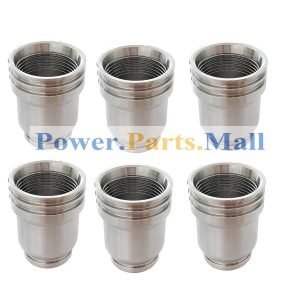 6 pc Injector Sleeve 2274239 227-4239 Fit For Caterpillar 3046E C15 C18 Engine