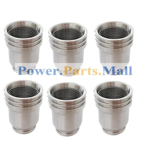 6 pc Injector Sleeve 2274239 227-4239 Fit For Caterpillar 3046E C15 C18 Engine