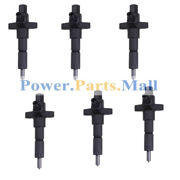 6 pc Fuel Injector 1153002502 1-15300250-2 Fit For Isuzu 6BD1 6BG1 Hitachi