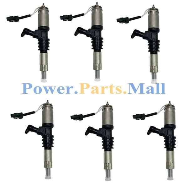 6 PC High Quality Fuel Injector ME300290 Fit For Mitsubishi 6M60 Engine DENSO