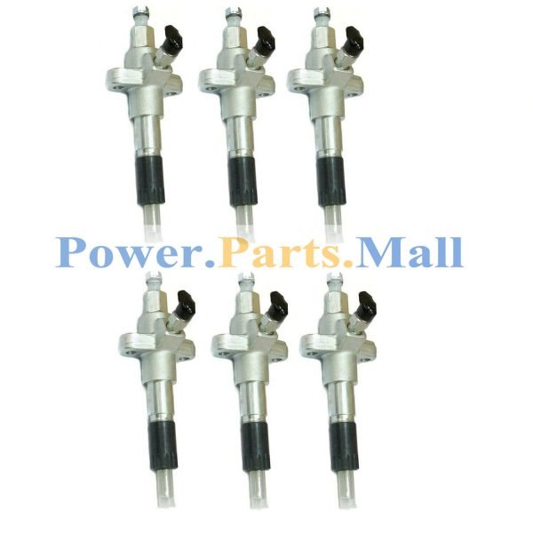 6 PCS Fuel Injectors SSU001018 Fits For Isuzu 6BD1 Engine