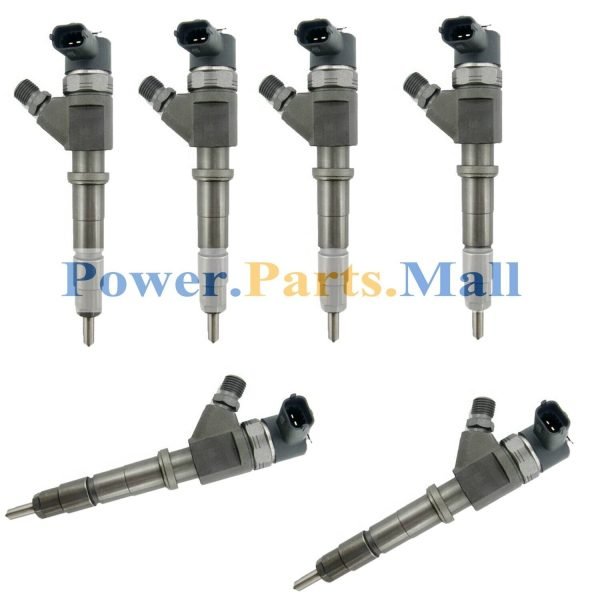 6 PCS Fuel Injector 0445120126 Fit For Kobelco Excavator SK130-8 SK140-8