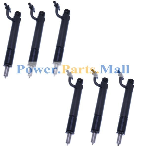 6 PC Fuel injector 675967C91 631571C91 Fit For Case 1066 1086 1466 1486 1586