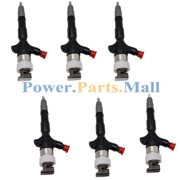 6 pc Fuel injector 095000-6320 095000-6321 Fit For John Deere 6068T Engine