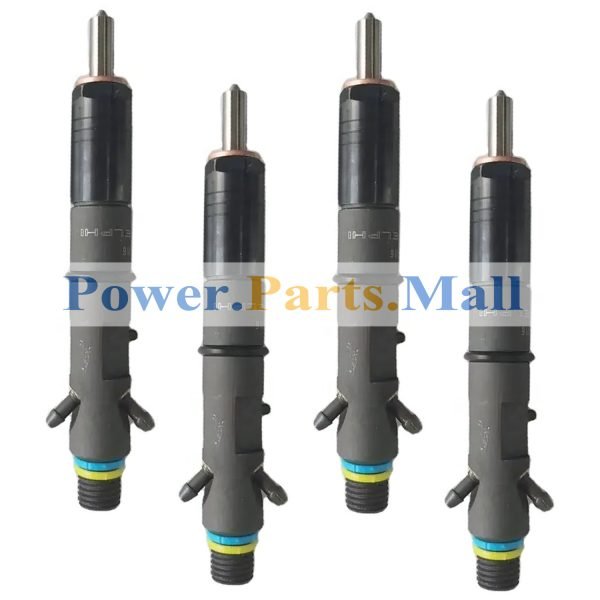 4 pc Fuel Injector 236-5707 Fit For Caterpillar 3054C Engine Compactor CB-534D
