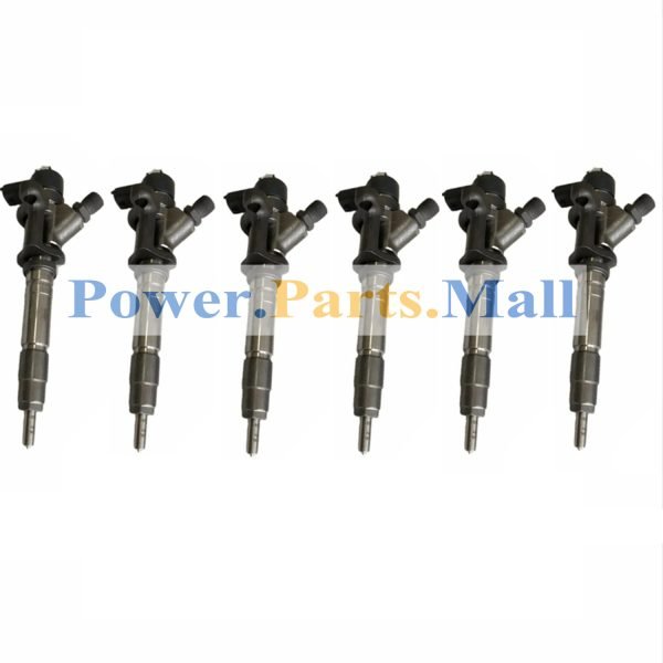 6 pc Fuel Injector 0445120049 ME223002 ME223750 Fit For Mitsubishi FUSO FE 4M50