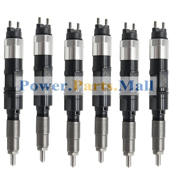 6 pc New Fuel Injector 095000-6490 Fit For John Deere D7430 Engine