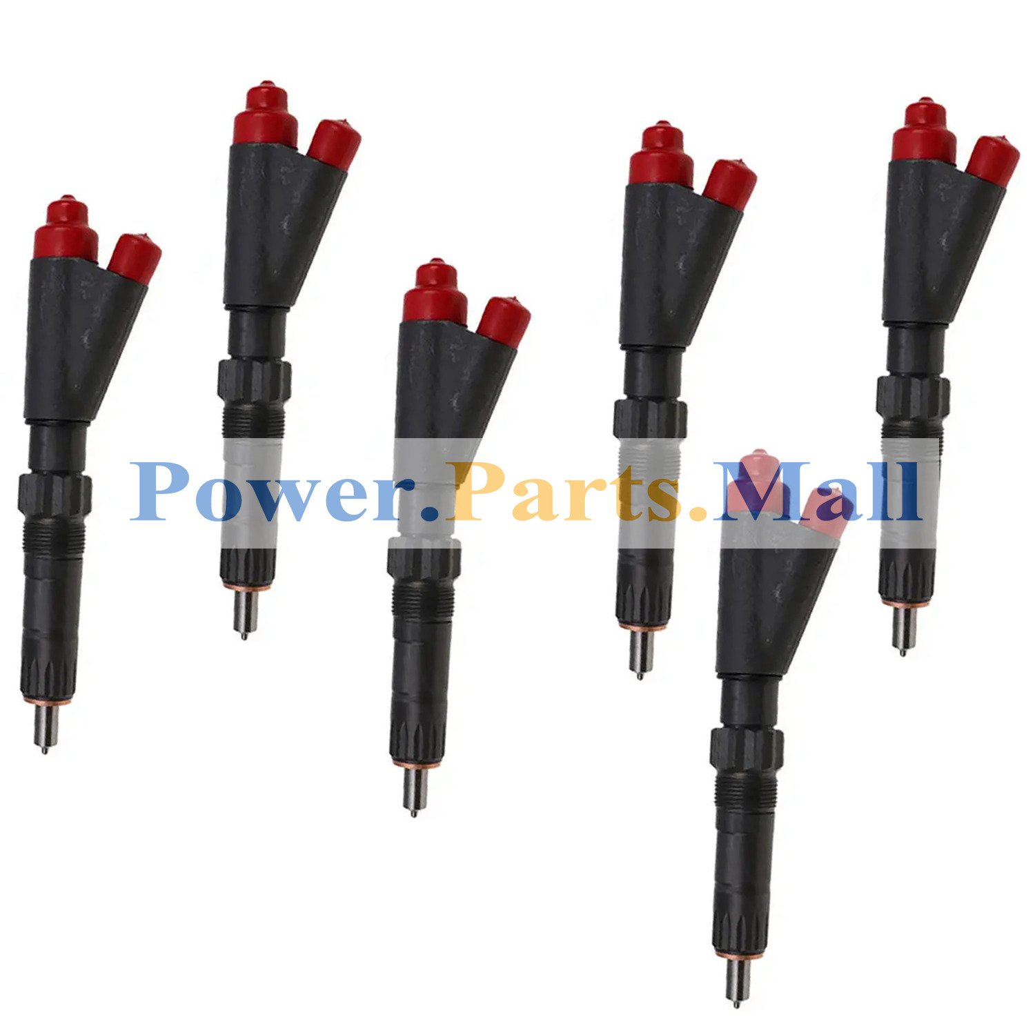6 pc Fuel Injector AR51985 AR53091 Fit For John Deere 644A 690 690B 5200 6602